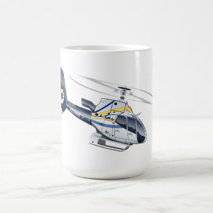 Caneca De Café Helicóptero de desenho animado