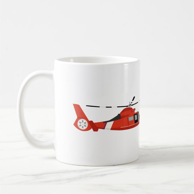 Caneca De Café Helicóptero de Guarda costeira (Esquerda)