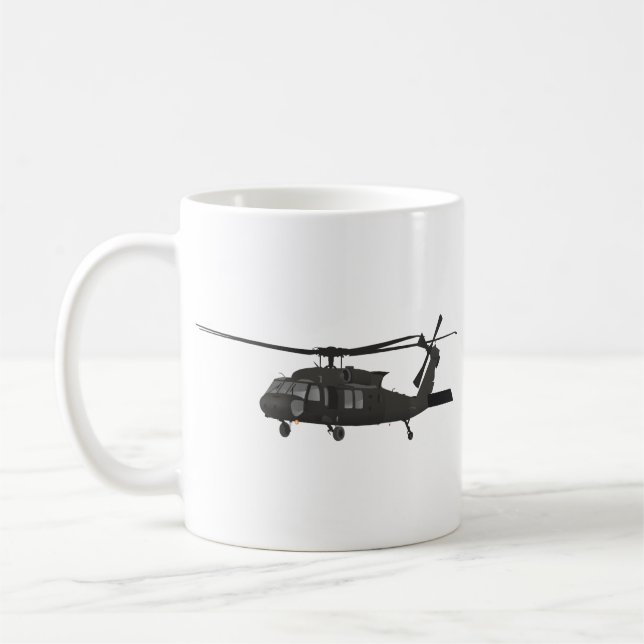 Caneca De Café Helicóptero Militar (Esquerda)