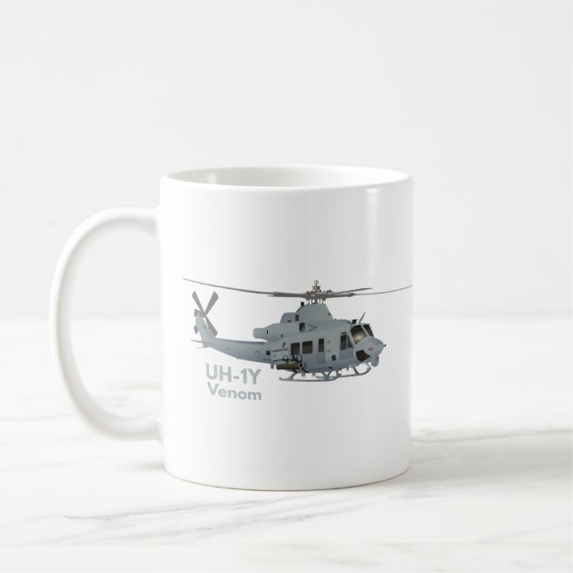 Caneca De Café Helicóptero UH-1 (Esquerda)
