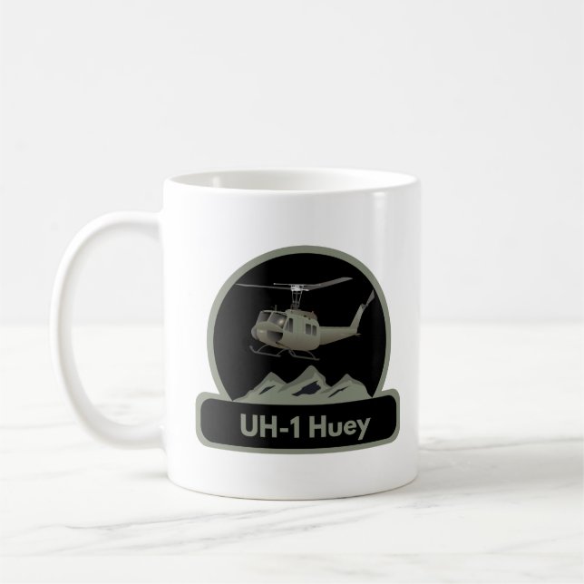 Caneca De Café Helicóptero UH-1 Huey (Esquerda)