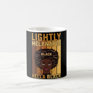Caneca De Café Hella Black Melanin, 1900