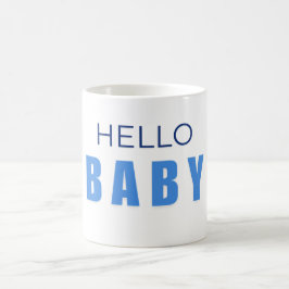 Caneca De Café Hello Baby boy Shower Mug