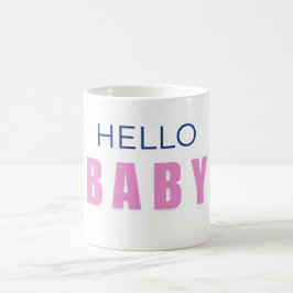 Caneca De Café Hello Baby Shower Mug