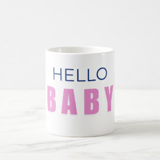 Caneca De Café Hello Baby Shower Mug
