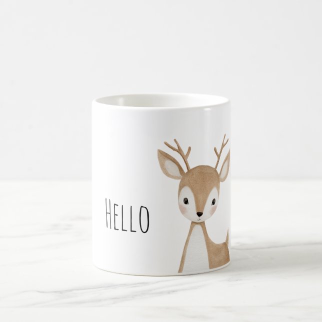 Caneca De Café Hello Deer (Centro)