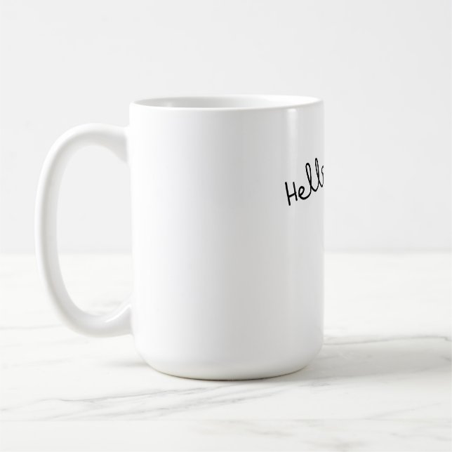 Caneca De Café Hello duck (Esquerda)