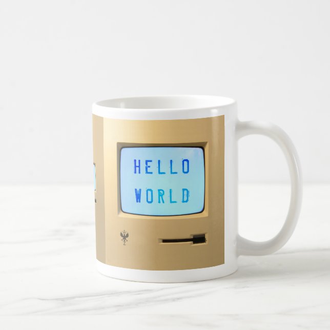 Caneca De Café Hello World Personal Computer (Direita)