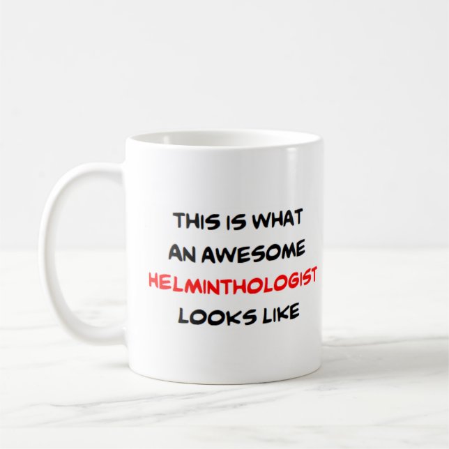 Caneca De Café helminthologista, incrível (Esquerda)