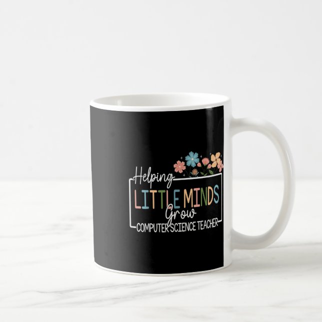 Caneca De Café Helping Little Minds Grow Flower Elementary School (Direita)
