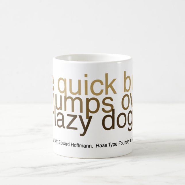 Caneca de café Helvética dos reinos (Centro)