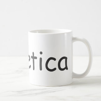 Caneca De Café Helvética em cómico sem a caneca!