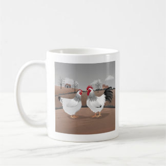 Caneca De Café Hen & Rooster