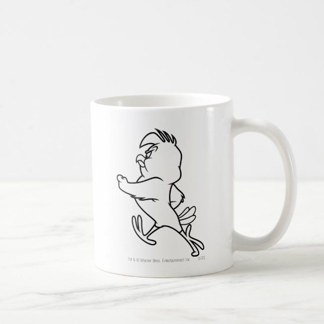 Caneca De Café Henery Hawk Walking (Direita)