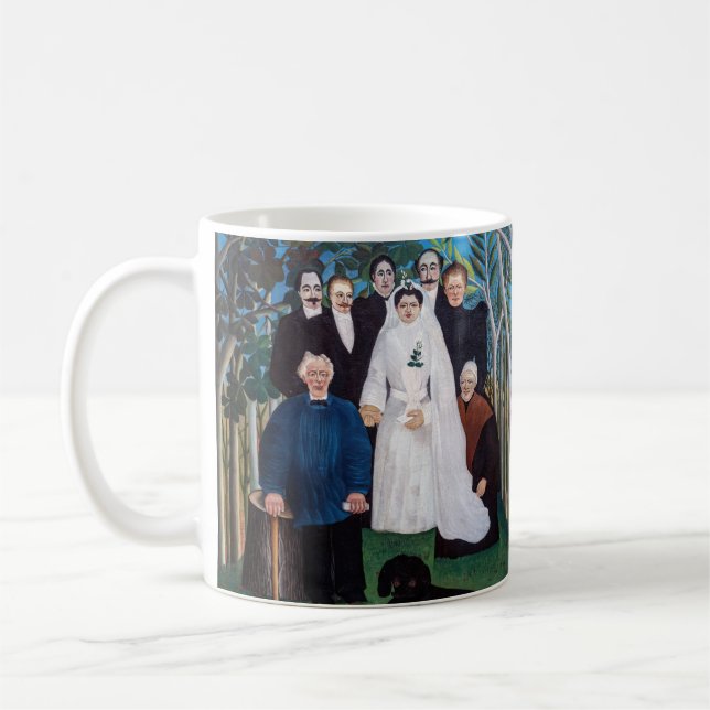 Caneca De Café Henri Rousseau - A Festa de casamento (Esquerda)
