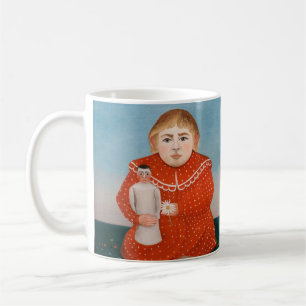 Caneca De Café Henri Rousseau - Criança com uma Boneca