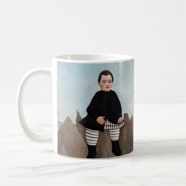 Caneca De Café Henri Rousseau - Menino nas Rochas (Esquerda)