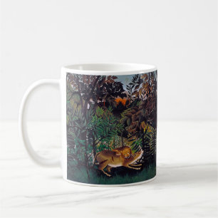 Caneca De Café Henri Rousseau - O Leão Fome