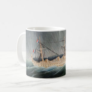 Caneca De Café Henri Rousseau - O Navio na Tempestade