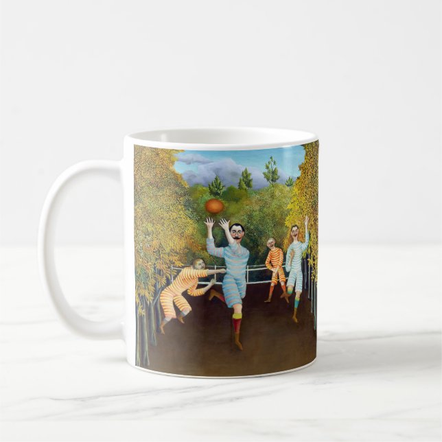 Caneca De Café Henri Rousseau - Os Jogadores De Futebol (Esquerda)