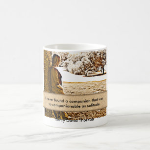 Caneca De Café Henry David Thoreau - citação
