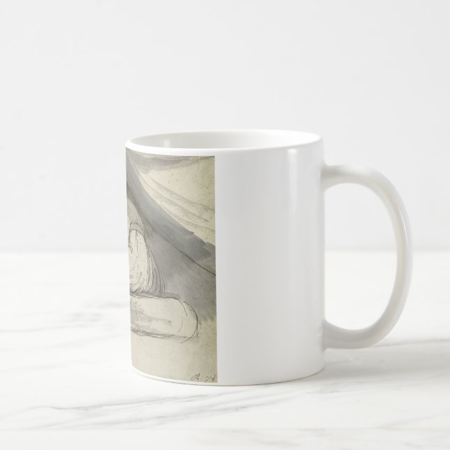 Caneca De Café Henry Fuseli - Mulher Sentada, Curvada (Direita)