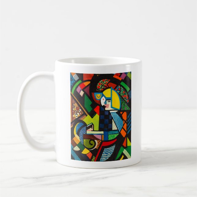 Caneca De Café Henry Lyman Sačien 'Filha em um Rocker (Esquerda)