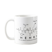 Henry peptide name mug