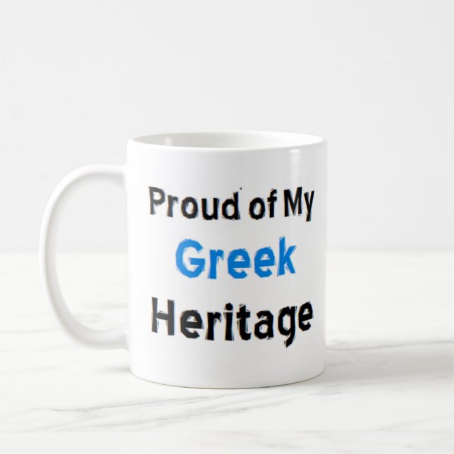 caneca de café herança grega (Esquerda)