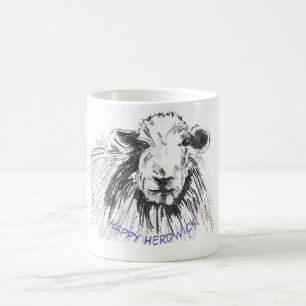 Caneca De Café Herdwick feliz