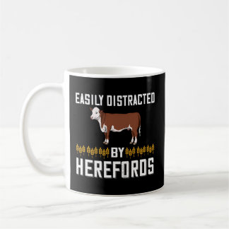 Caneca De Café Hereford Cow Cattle Bull Fazenda