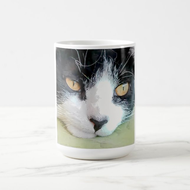 Caneca De Café Hermosa Gatita descansando (Centro)