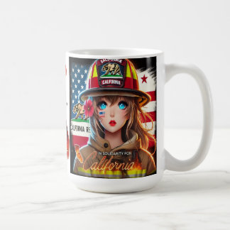 CANECA DE CAFÉ HERMOSA TAZA EN SOLIDARIDAD CON CALIFORNIA