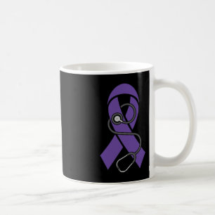 Caneca De Café Hero I Foi Criado Por Mim Câncer de pâncreas Aware