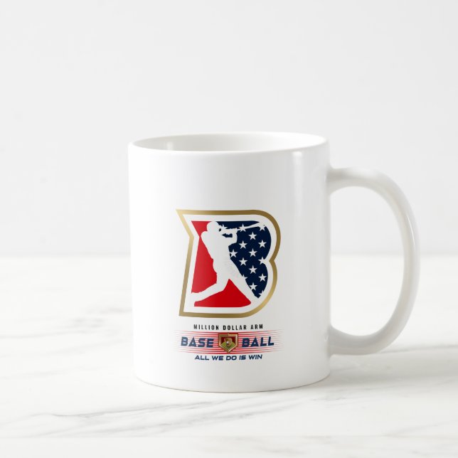 Caneca De Café Herói do Baseball com Milhão de Dólares | 11# (Direita)