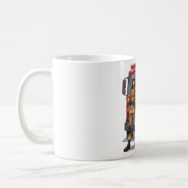 Caneca De Café Heroic Firefighters & Dalmatian Anime Coffee Mug