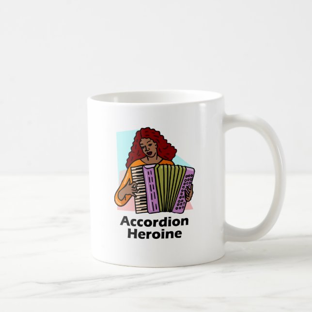 Caneca De Café Heroína do acordeão (Direita)