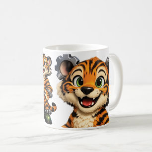 Caneca De Café Heróis Gearbound Tigres