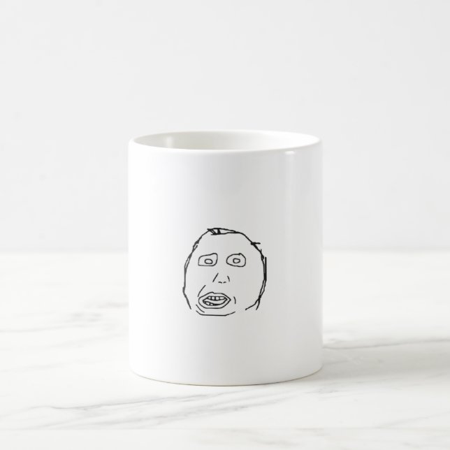 Caneca De Café Herp Derp Meme (Centro)