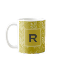 Herringbone Chevron Patteron Vintage Dourado Pesso