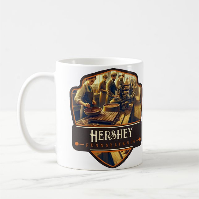 Caneca De Café Hershey, Pensilvânia | Vintage (Esquerda)