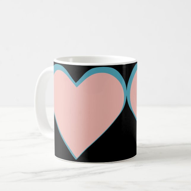 Caneca De Café Herz ♥ Heart (Frente Esquerda)