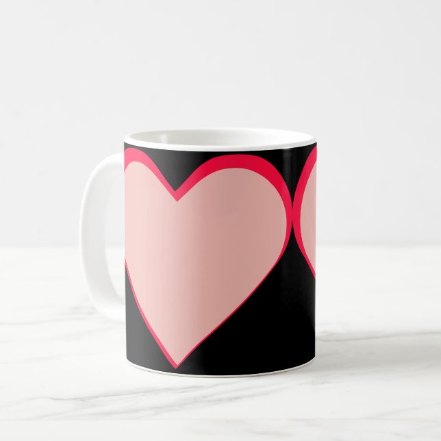Caneca De Café Herz ♥ Heart (Frente Esquerda)