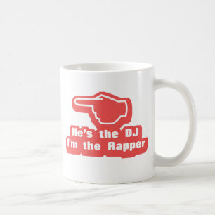 Caneca De Café Hes o DJ Im o rapper