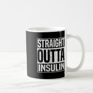 Caneca De Café Hetero Fora da Insulina Diabetes Sensibilização Di