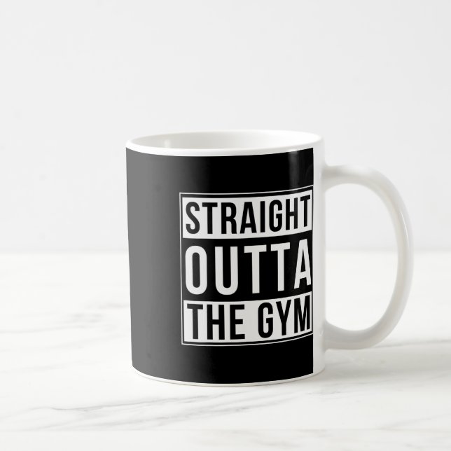 Caneca De Café Hetero Fora Do Pesadelo Engraçado Do Gym (Direita)
