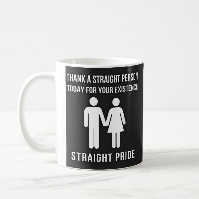 Caneca De Café Hetero Pride Abomináveis, liberdade patriota (Esquerda)