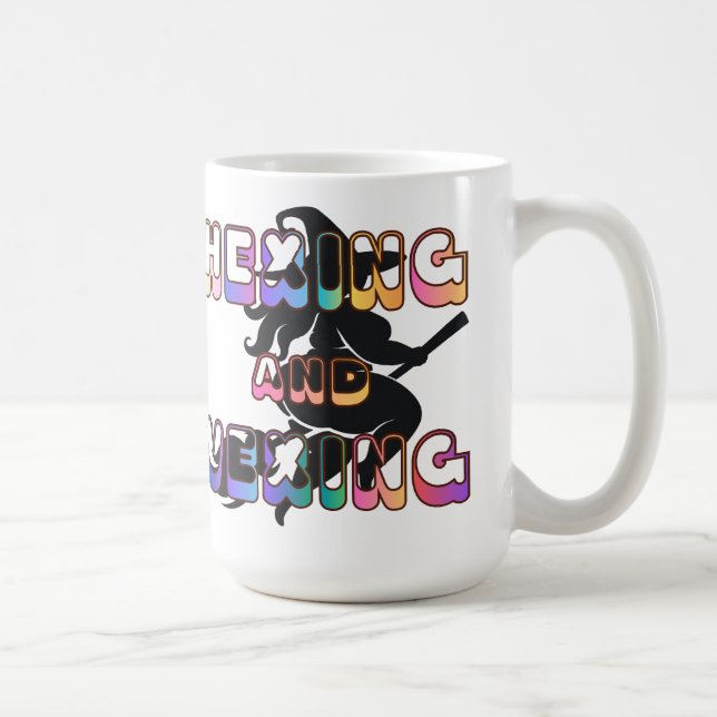 Caneca De Café HEXING E VEXING para a Pagã Plus Size (Direita)