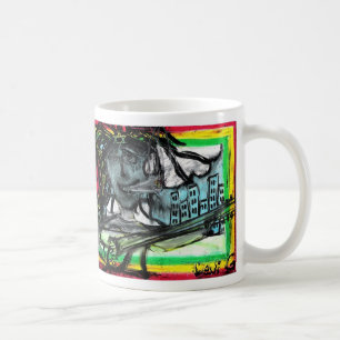 Caneca De Café "Hey Pastel do óleo de segunda-feira" por Levi