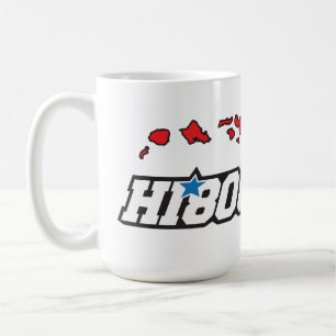 Caneca De Café HI808 Orgulho do Havaí Gráfico com Vibrações de Il